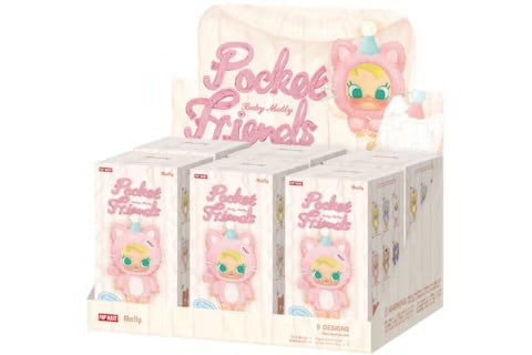 IN STOCK Baby Molly Pocket Friends Series-Vinyl Plush Pendant Blind Box